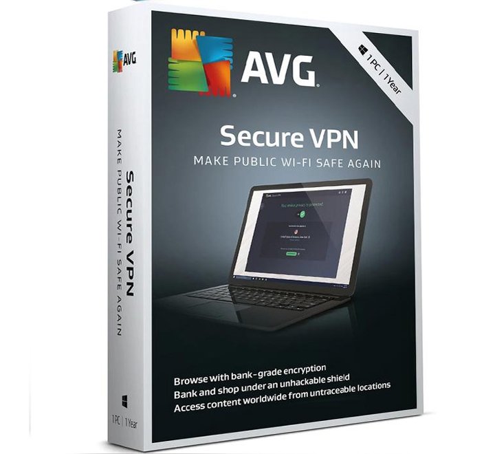 avg.jpg Clé de produit mondiale AVG Secure VPN 1 an 10 appareils - Image 1